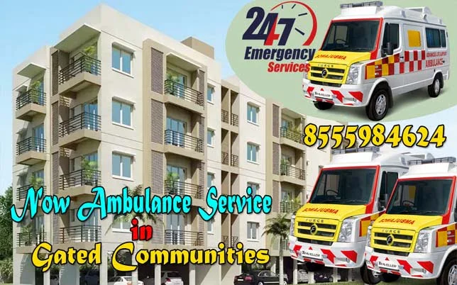 ambulance service in gated communities hyderabad